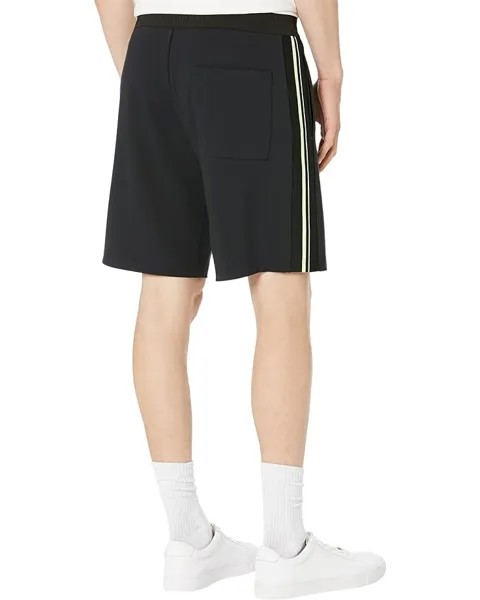 Шорты Theory Ryder Shorts in Relay Jersey, цвет Black/Lime