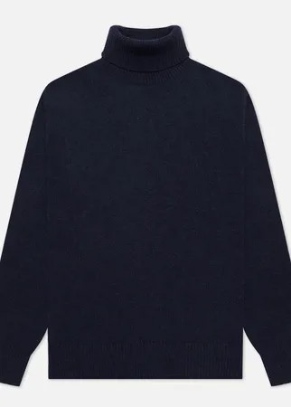 Мужской свитер Universal Works Roll Neck Recycled Wool, цвет синий, размер XXL