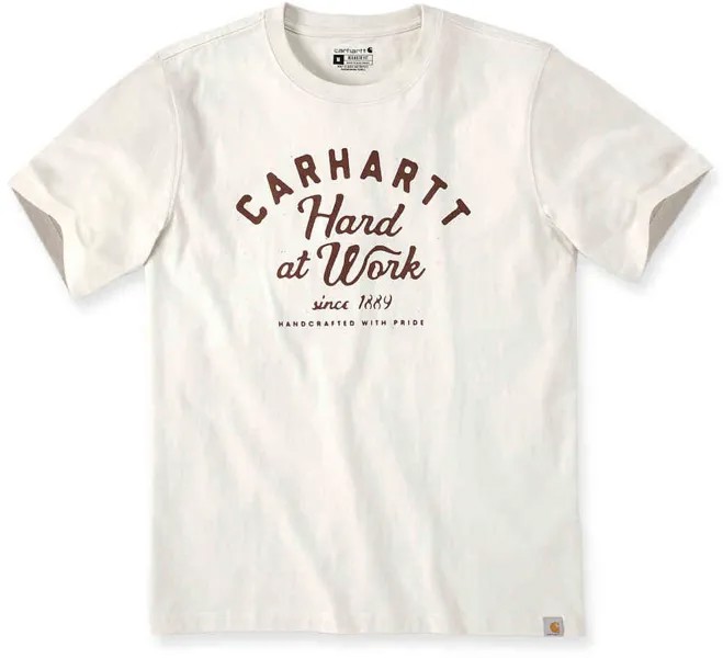 Футболка Reladex Fit Heavyweight с рисунком Carhartt, белый