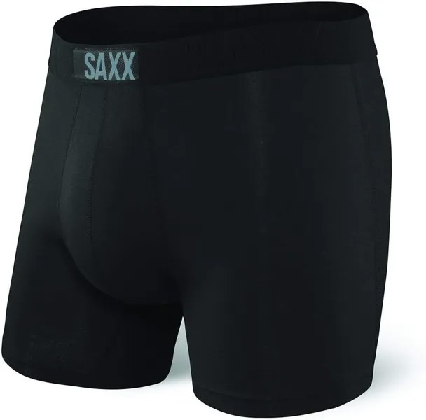 Трусы-боксеры Vibe Super Soft Boxer SAXX UNDERWEAR, цвет Black/Black