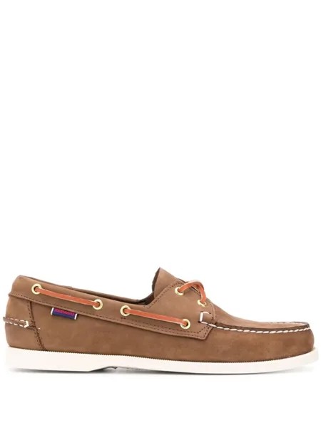 Sebago топсайдеры Dockside Portland, коричневый