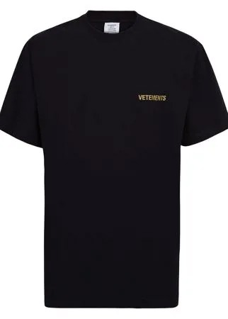 VETEMENTS футболка с логотипом