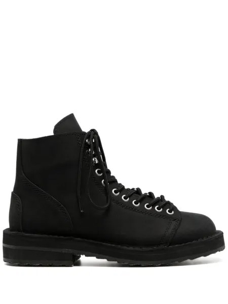 Yohji Yamamoto ботинки на шнуровке, черный