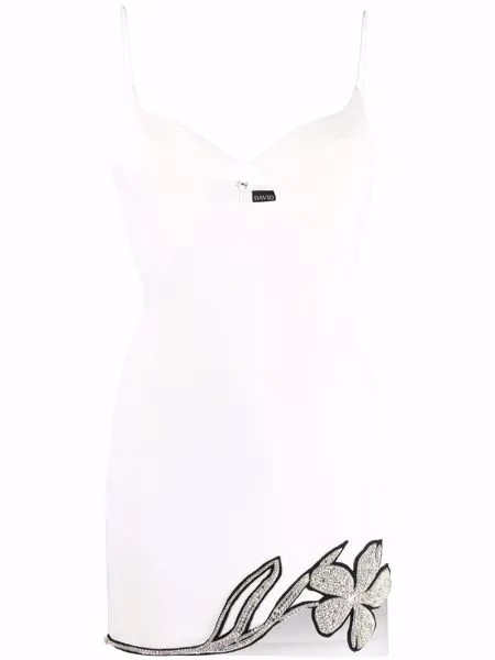 David Koma платье мини с пайетками