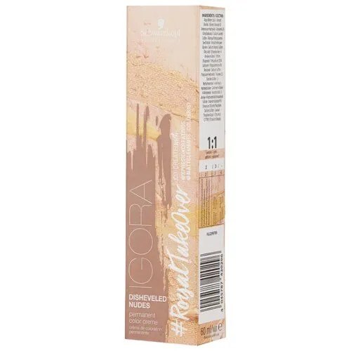 Schwarzkopf Professional Igora Royal Take Over краситель для волос Disheveled Nudes, 60 мл, 8-176 cветлый русый сандрэ медно-шоколадный