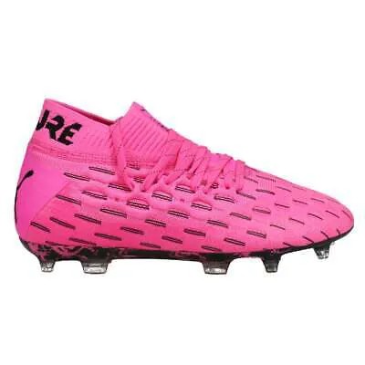 Футбольные бутсы Puma Future 6.1 Netfit Firm GroundAg Молодежные девушки Розовые кроссовки Ath