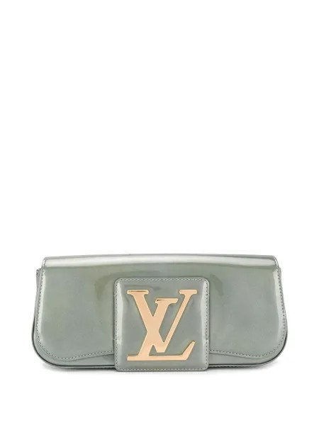 Louis Vuitton клатч с тисненым логотипом