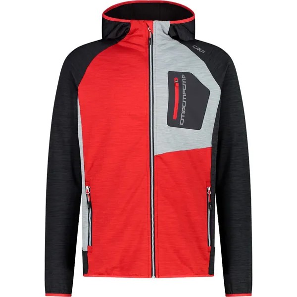 Толстовка на молнии CMP Fix Hood 32G4357, красный