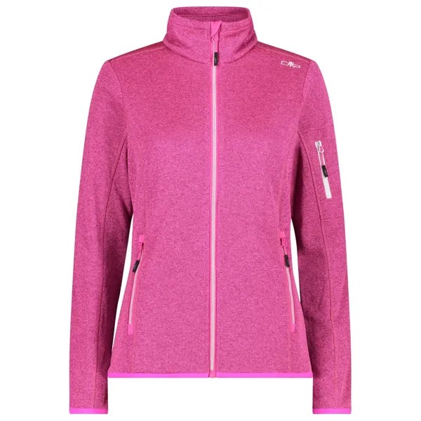 Флисовая жилетка Cmp Women's Knitted + Mesh, цвет Fuxia/Lighter