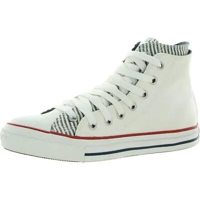 Белые повседневные и модные кроссовки Converse Boys 3 Medium (D) BHFO 3647