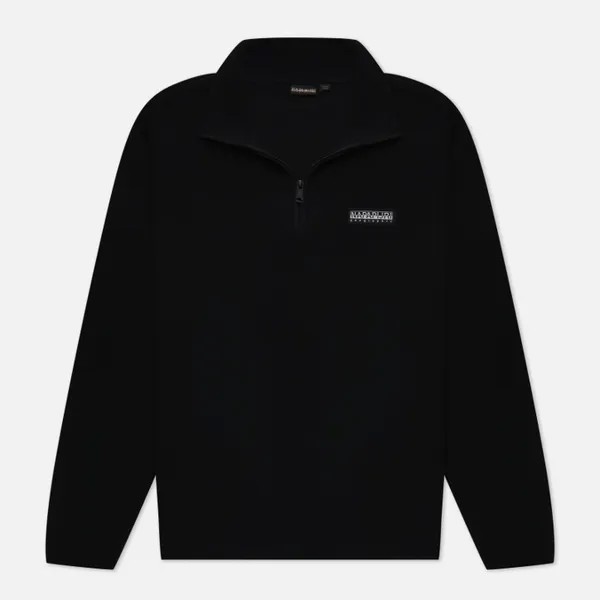 Мужская толстовка Napapijri Morgex Half Zip Fleece чёрный, Размер M