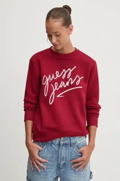 Толстовка Guess Jeans, красный
