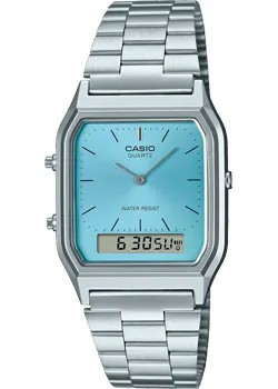 Японские наручные  мужские часы Casio AQ-230A-2A1. Коллекция Vintage