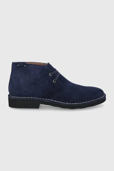 Замшевые туфли Talan Chukka Polo Ralph Lauren, темно-синий