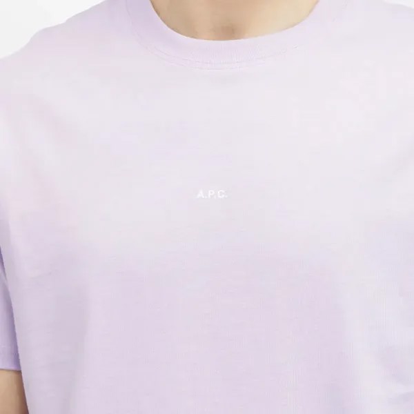 A.P.C. Футболка kyle с логотипом, фиолетовый