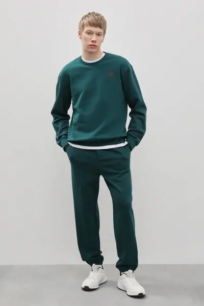 Спортивные брюки мужские Finn Flare FAC23015 зеленые M