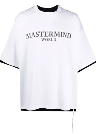 Mastermind World футболка оверсайз с контрастной вставкой