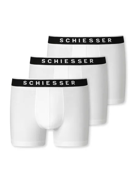 Боксеры Schiesser Retroshorts 3 шт, белый