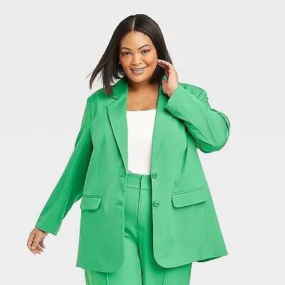 Женский пиджак-пальто — Ava - Viv Изумрудно-зеленый XXL