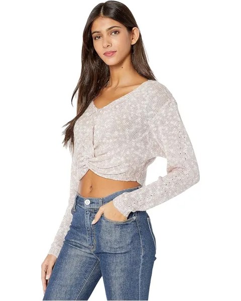 Свитер BCBGeneration Twist Tie Sweater TES5251732, цвет Lavender Mist