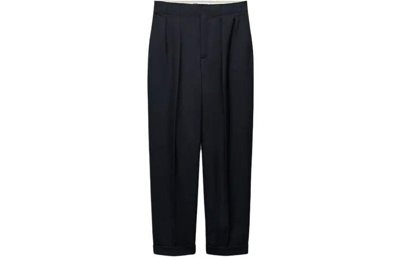 Повседневные брюки женские цвета морской волны Zara