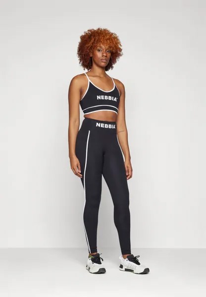 Спортивный бюстгальтер средней поддержки Women'S Bra Nebbia, черный