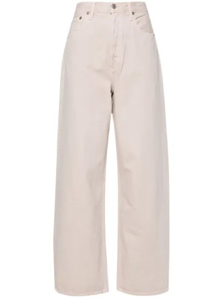 AGOLDE прямые джинсы Low Slung Baggy, нейтральный цвет