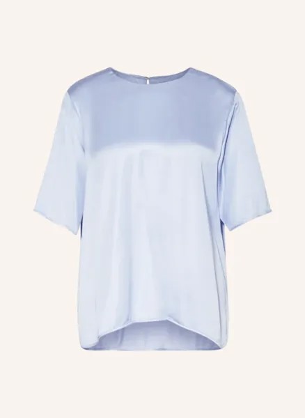 Блузка-рубашка denise из атласа Samsøe Samsøe, синий