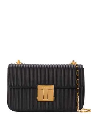TOM FORD стеганая сумка-тоут с логотипом