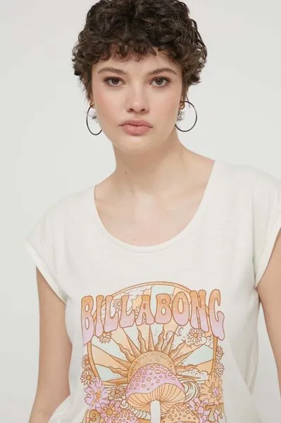 Футболки Billabong, бежевый