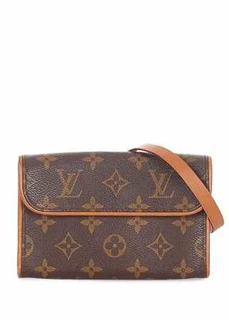 Louis Vuitton поясная сумка Florentine Pochette 2002-го года с монограммой