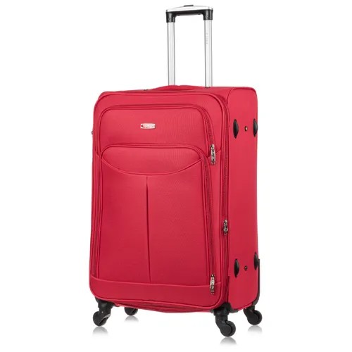 Умный чемодан L'case, 70 л, размер M, красный