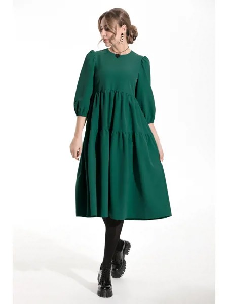 Платье 4858 темно зеленый