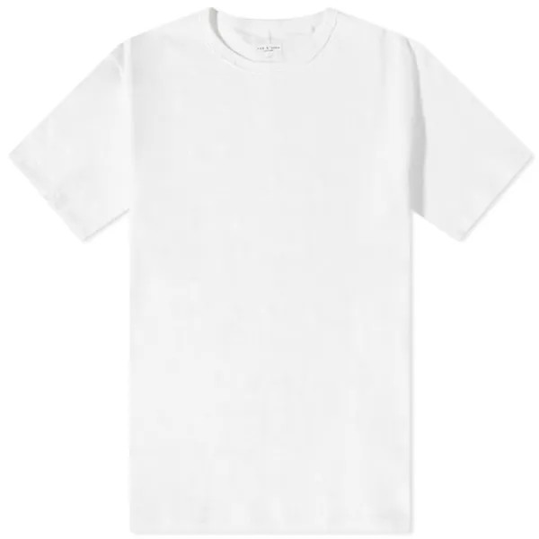 Классическая футболка Rag & Bone Flame, белый