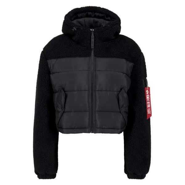 Куртка Alpha Industries Teddy Puffer, черный