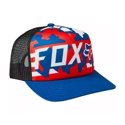 Кепка Fox Racing Red White And True Trucker Hat (темно-синий)
