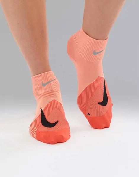 Розовые легкие носки Nike Running Elite-Розовый