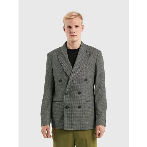 Пиджак UNITED COLORS OF BENETTON, размер 44, серый
