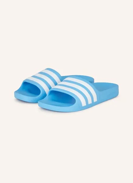 Мюли adilette aqua Adidas, белый