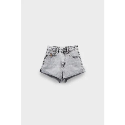 Шорты One Teaspoon bianco bandits high waist denim short, размер 26, белый