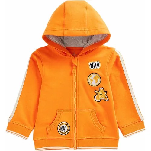 Толстовка mothercare, размер 140, оранжевый
