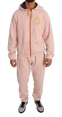 BILLIONAIRE COUTURE Спортивный костюм Розовый хлопковый свитер и брюки s. Рекомендованная цена XL: 1300 долларов США.