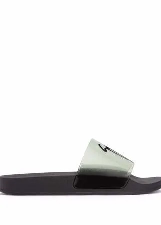 Giuseppe Zanotti шлепанцы Brett с логотипом