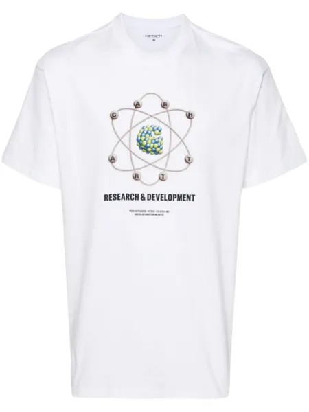Carhartt WIP футболка с графичным принтом, белый