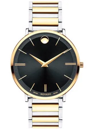 Швейцарские наручные  мужские часы Movado 0607169. Коллекция Ultra Slim