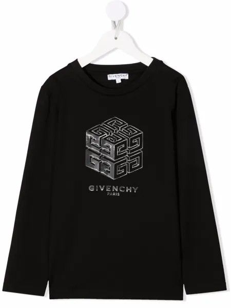 Givenchy Kids футболка с логотипом