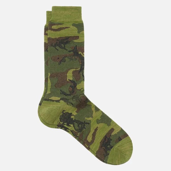 Носки Anonymous Ism Camo Crew камуфляжный, Размер 41-44 EU