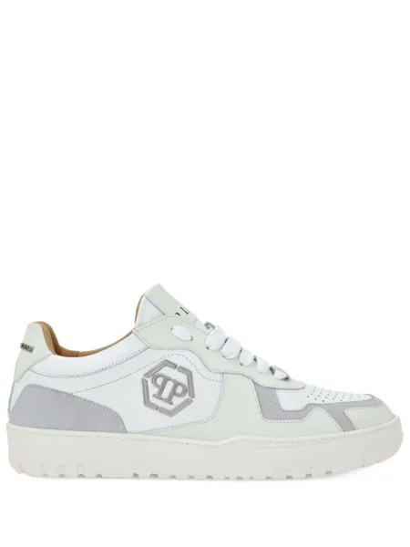 Philipp Plein кеды с логотипом Hexagon, белый