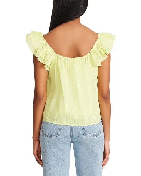 Топ Steve Madden Head Over Heels Top, цвет Sunny Lime