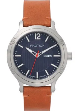 Швейцарские наручные  мужские часы Nautica NAPPRH020. Коллекция Porthole slim